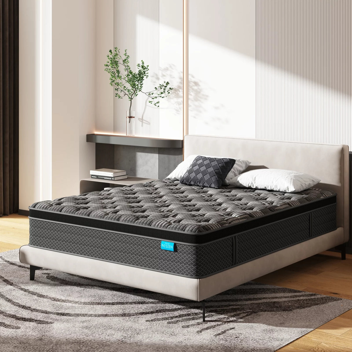10" Memory Foam Pocket Spring Hybrid Mattress C1914