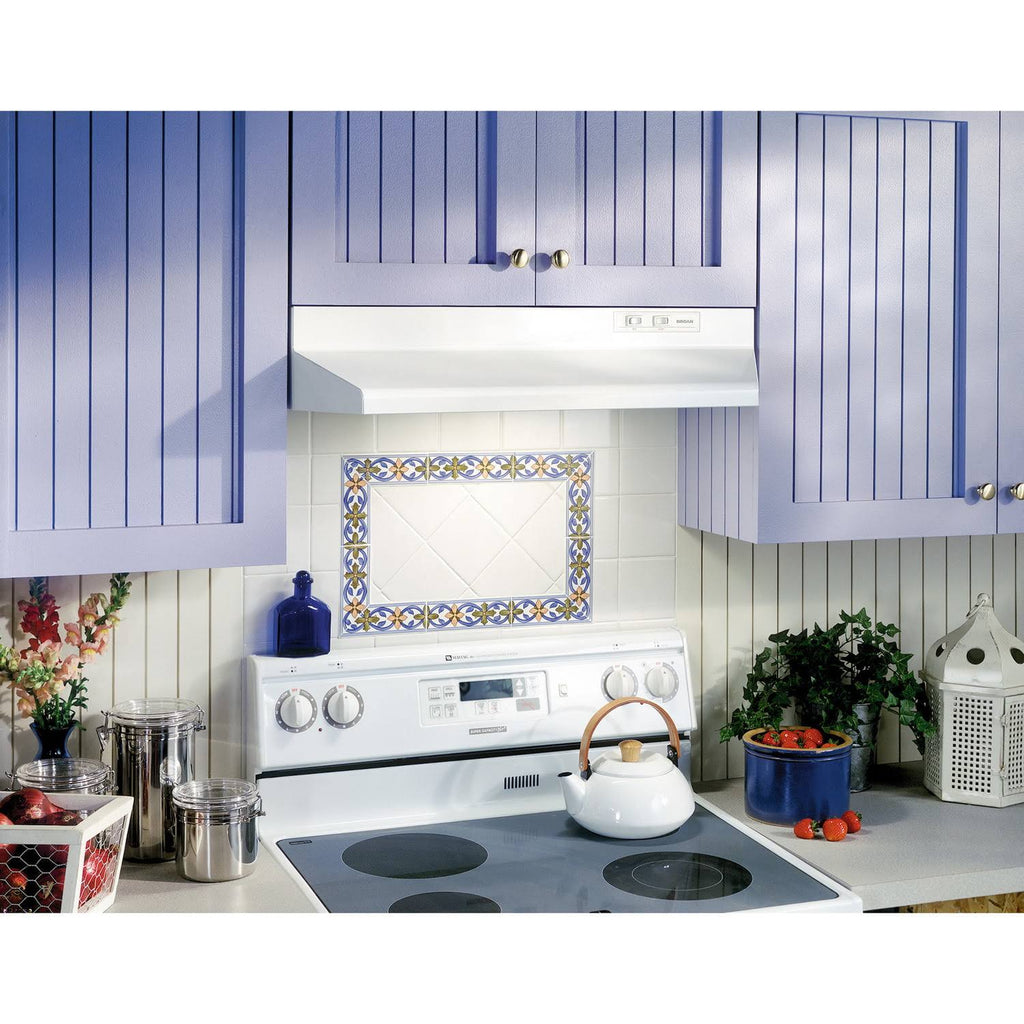 White 30-Inch Under-Cabinet Range Hood E21957