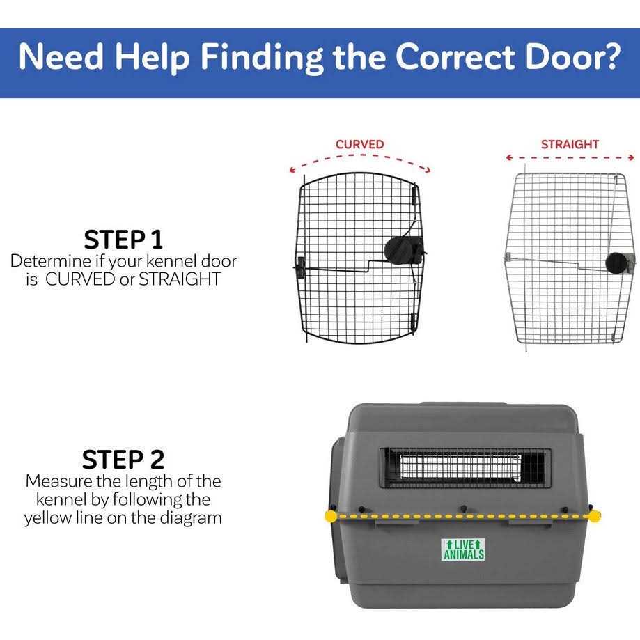 Black Kennel Replacement Door F76397