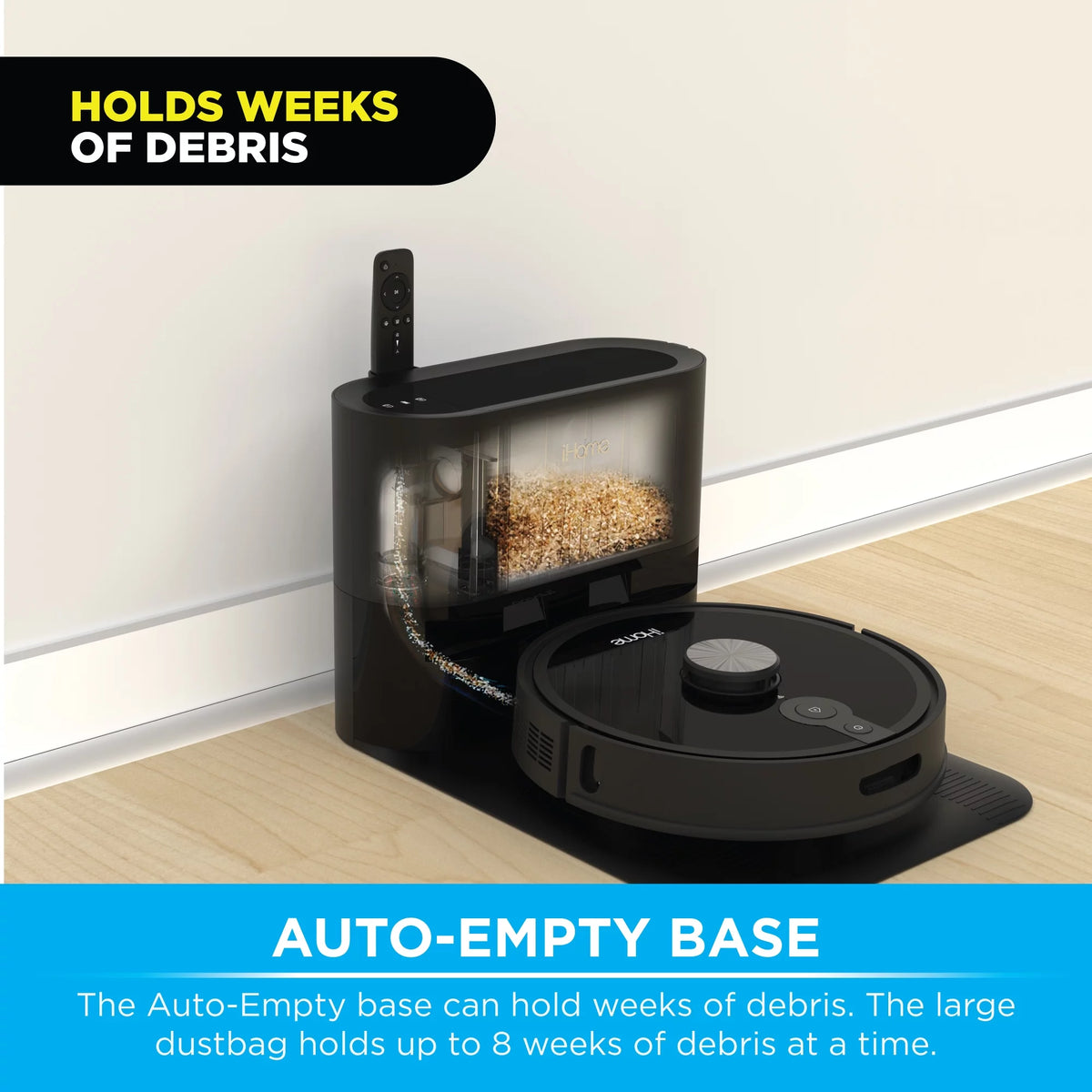 Self Empty Robot Vacuum F399