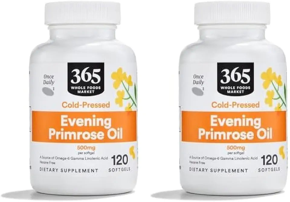 Evening Primrose Oil 500Mg 120 Softgels Pack of 2 Q16590