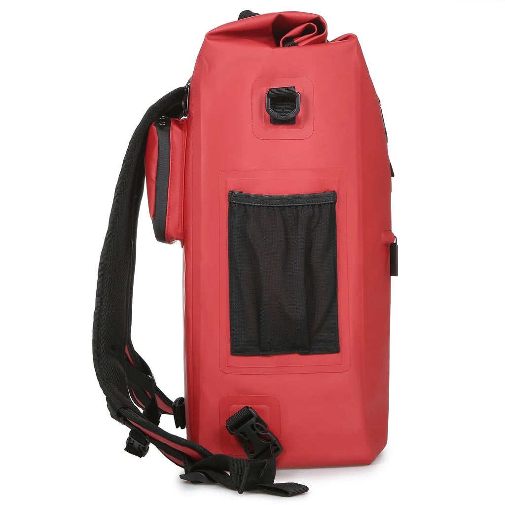 Waterproof 3in1 Rear Rack Bike Bag Backpack Q988332