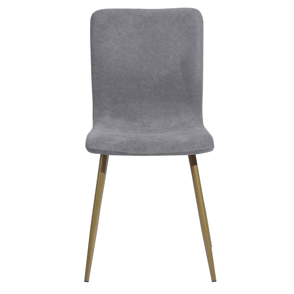 Dark Grey Upholstered Dining Chair (Set of 4) E57953