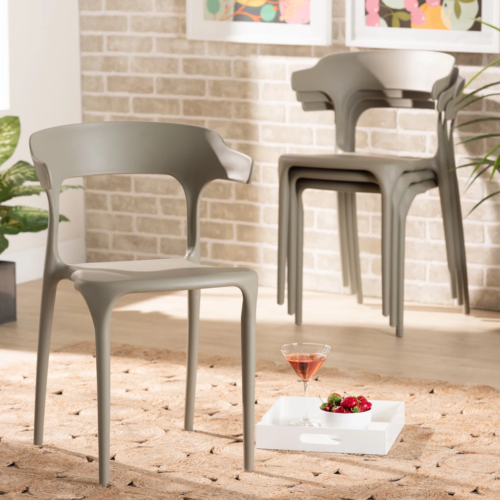 Beige Dining Chair Set of 4 B473579