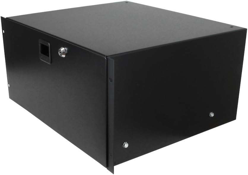 Standard Steel Rack Drawer 5U Sliding with Slam Latch & Keyed Lock M23298