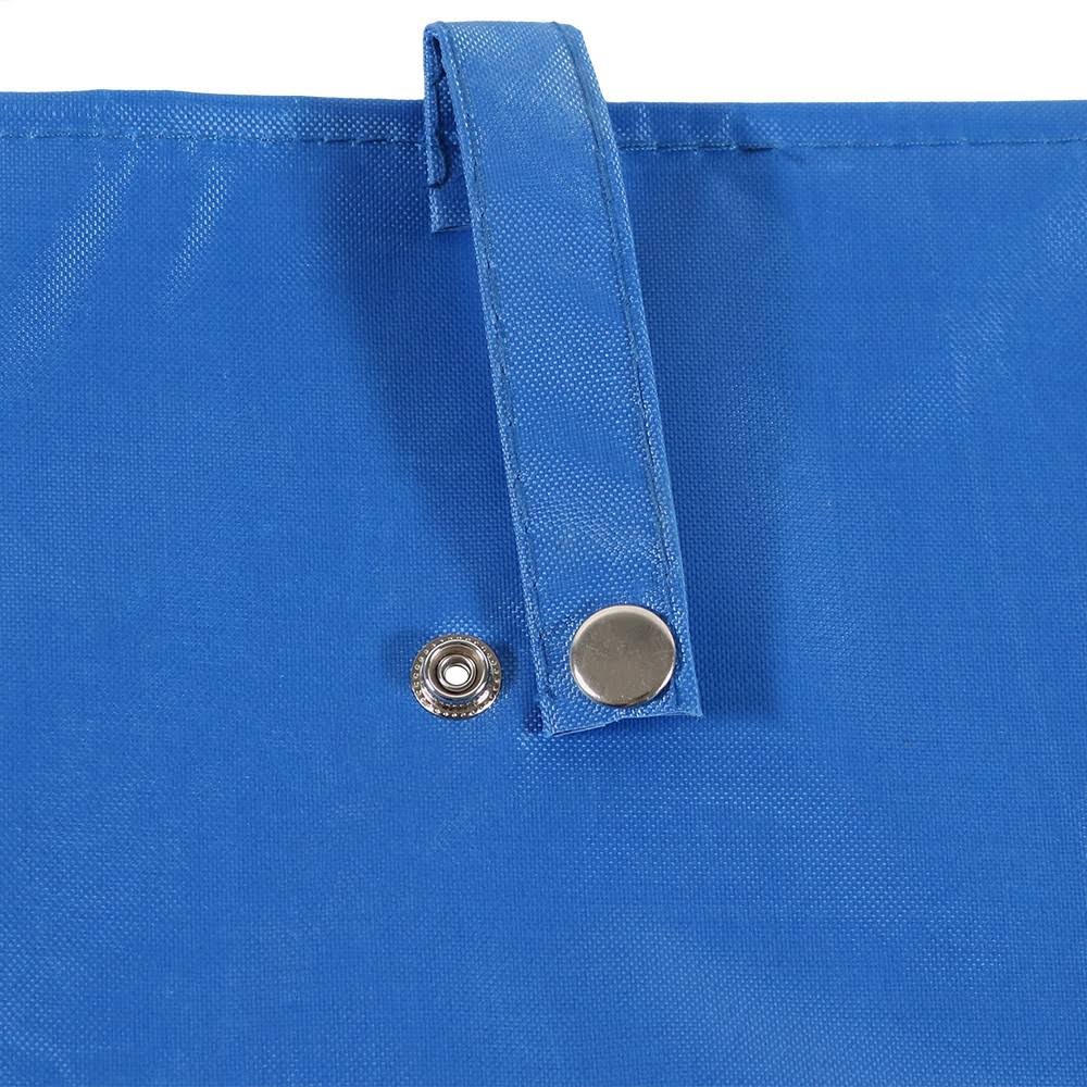 Blue Heavy-Duty Steel Utility Garden Cart with Liner Y6812
