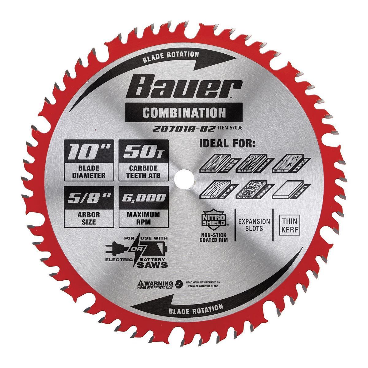 10 in. 50T Combination Circular Saw Blade J291244