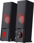 2.0 Channel Stereo Desktop Computer Speakers with Headphone Jack, USB Powered, Pack of 2 R6227
