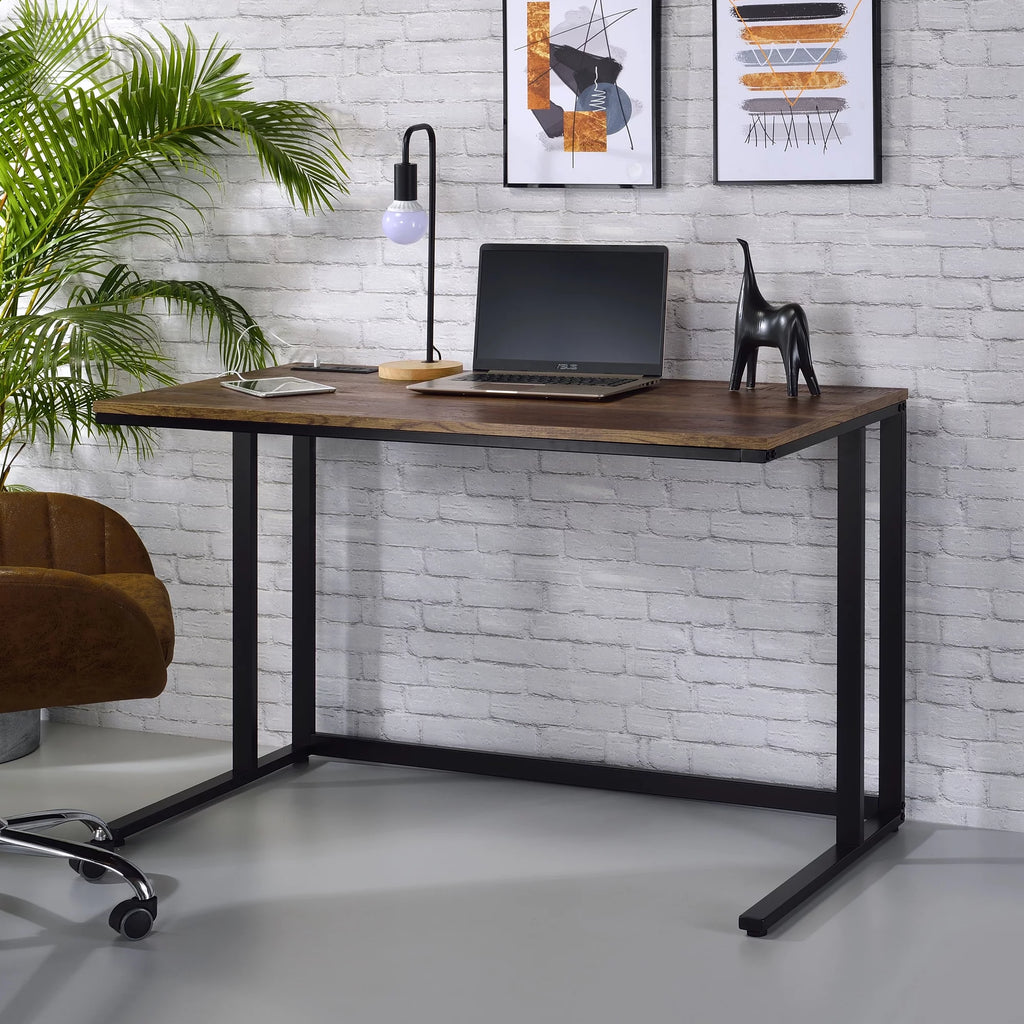 Walnut and Black Writing Desk B484227