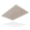 Bronze 24 in. x 24 in. x 1/4 in. Multiwall Polycarbonate Sheet (5-Pack) F344434