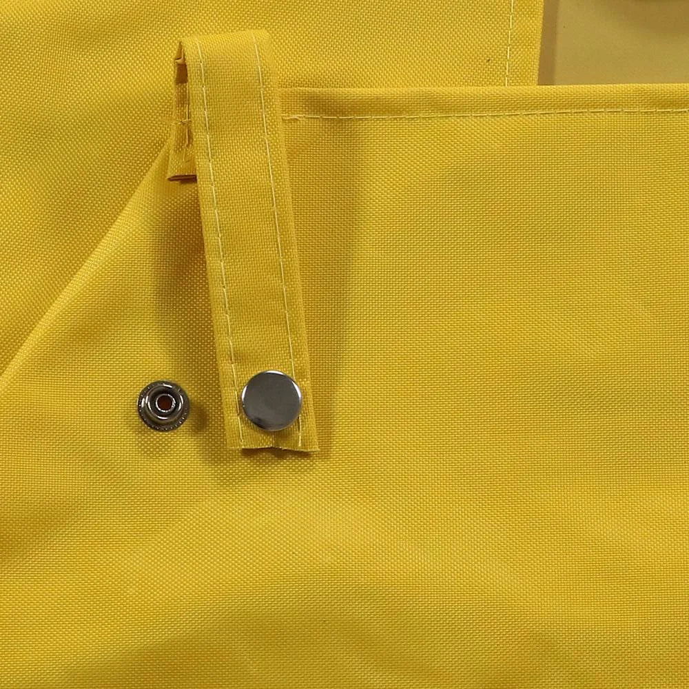 Yellow Utility Cart with Folding Sides and Liner Set D22504