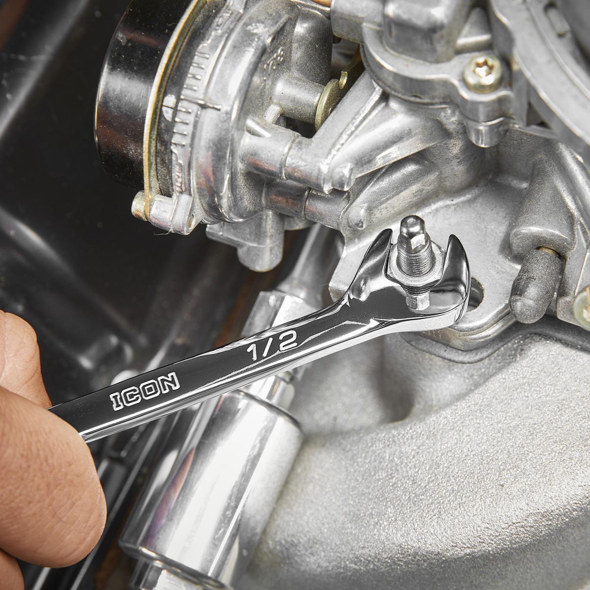 Angled Open-End Wrench Set, 7-Piece M429