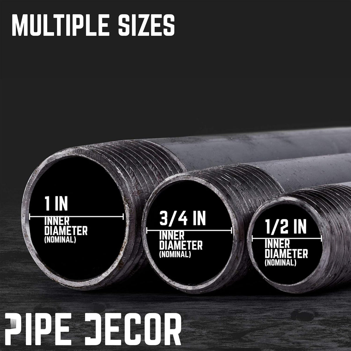 1” x 14” Malleable Cast Iron Pipe Connector C62494