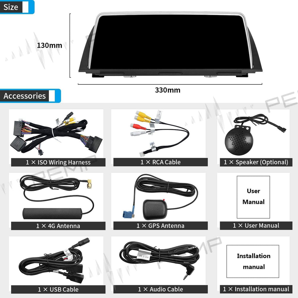 10.25 inch IPS Touch Screen Carplay for BMW F10 F11 L216