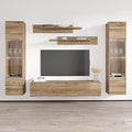 White Wall Mounted Entertainment Center Y73535