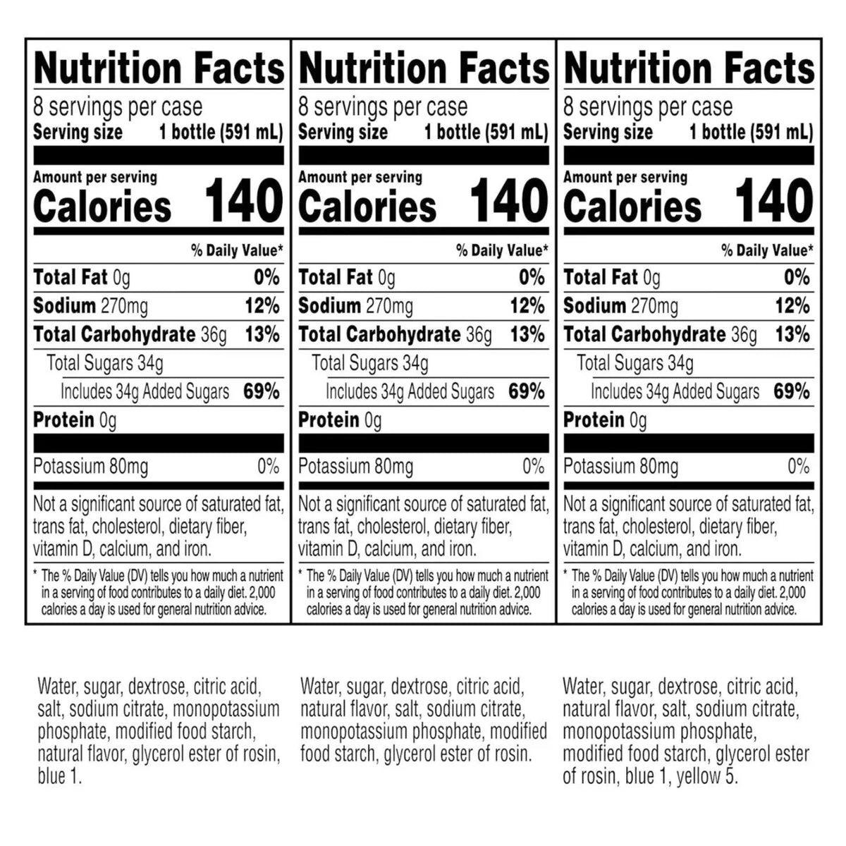 24 Pack Plastic Bottle 480 Fluid Ounce F596