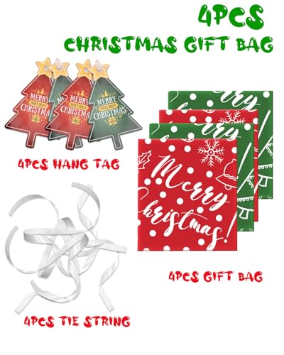 Assorted Sizes 34Pcs Christmas Gift Bags H124
