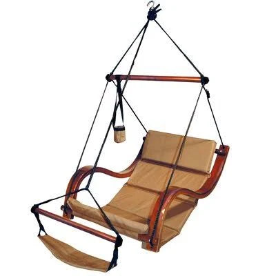 Natural Tan Polyester Chair Hammock U313003