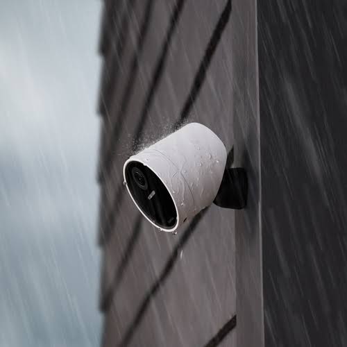 Wireless Outdoor Security Camera White E4013