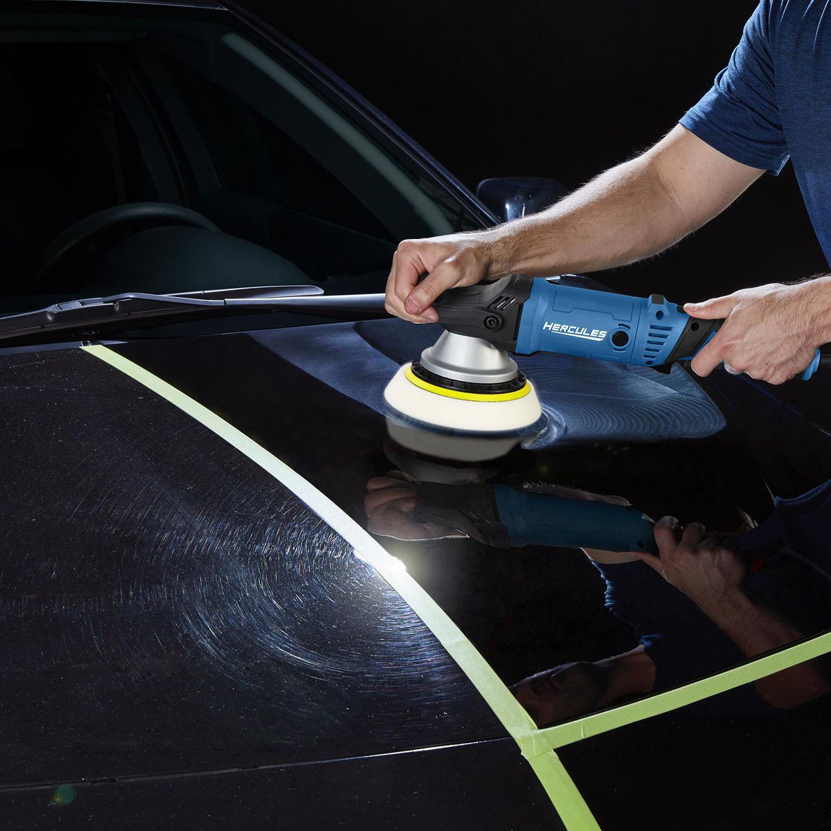 8 Amp 6 in. Dual-Action Polisher E385490