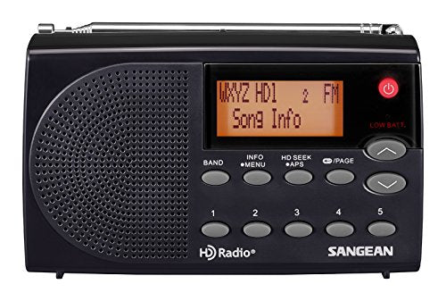 Black Portable HD Radio E825067