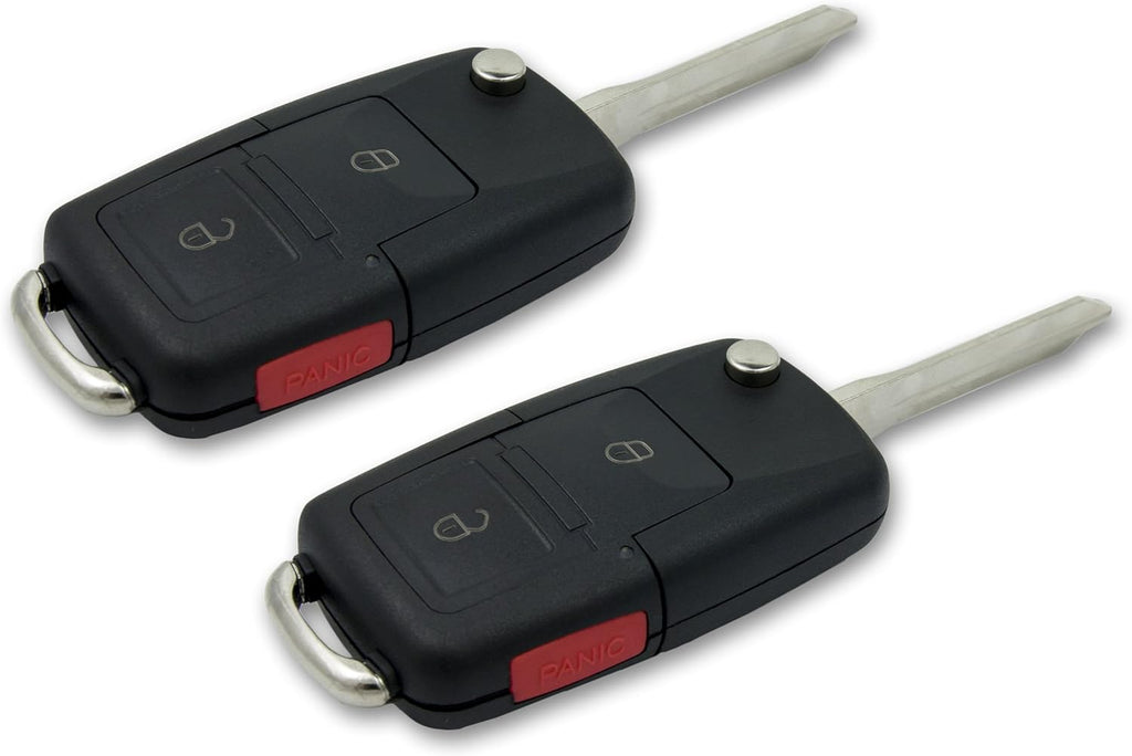3 Button Flip Car Key Fob (2 Pack) A73371