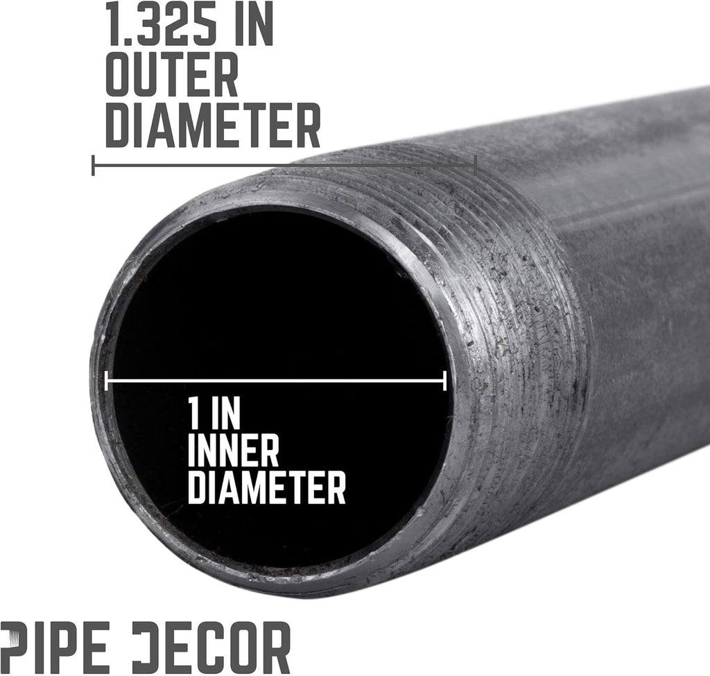 1” x 14” Malleable Cast Iron Pipe Connector C62494