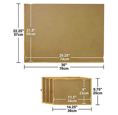 1000 Piece Wooden Puzzle Board with Drawers P185494