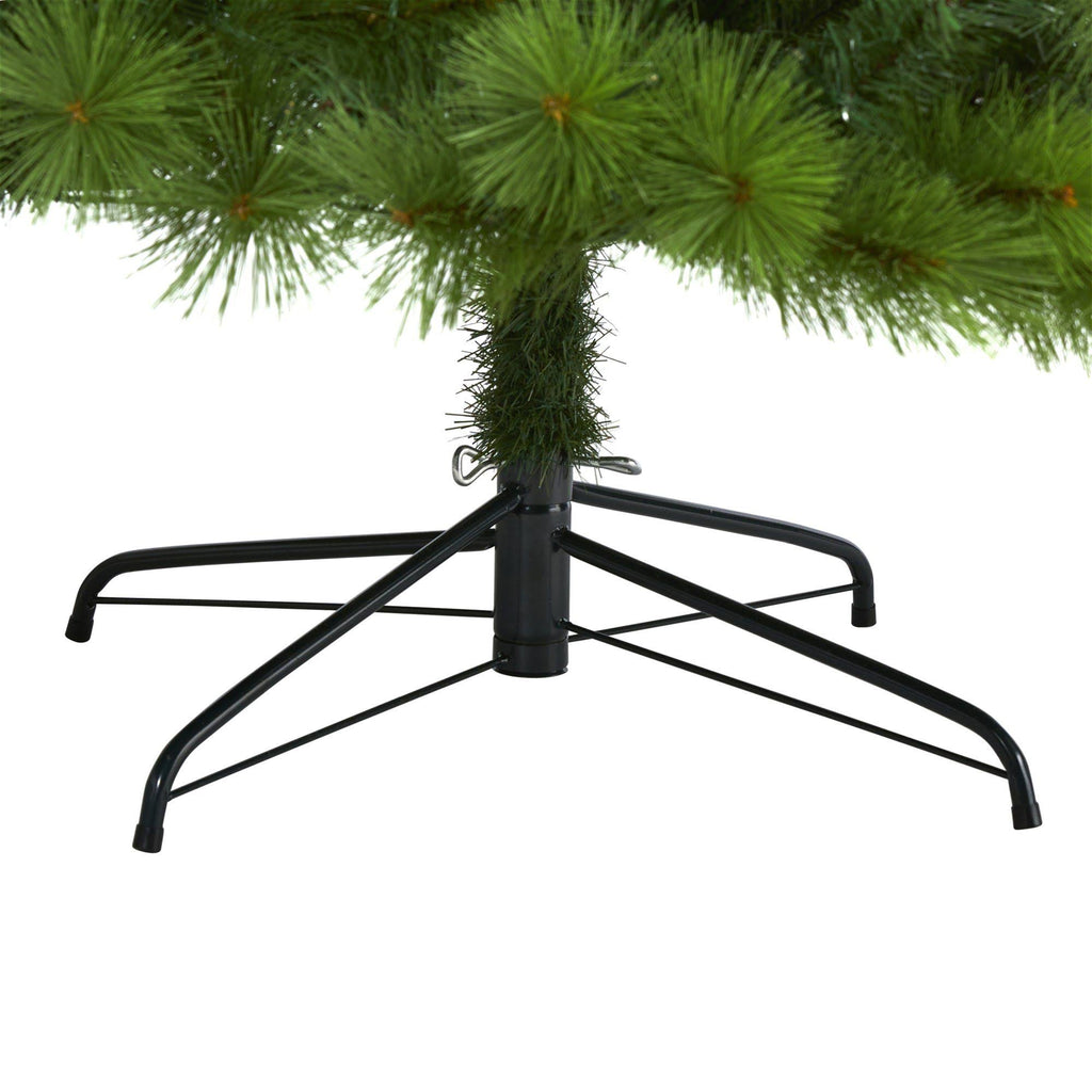 Green Artificial Christmas Tree with 600 Clear LED Lights N28544