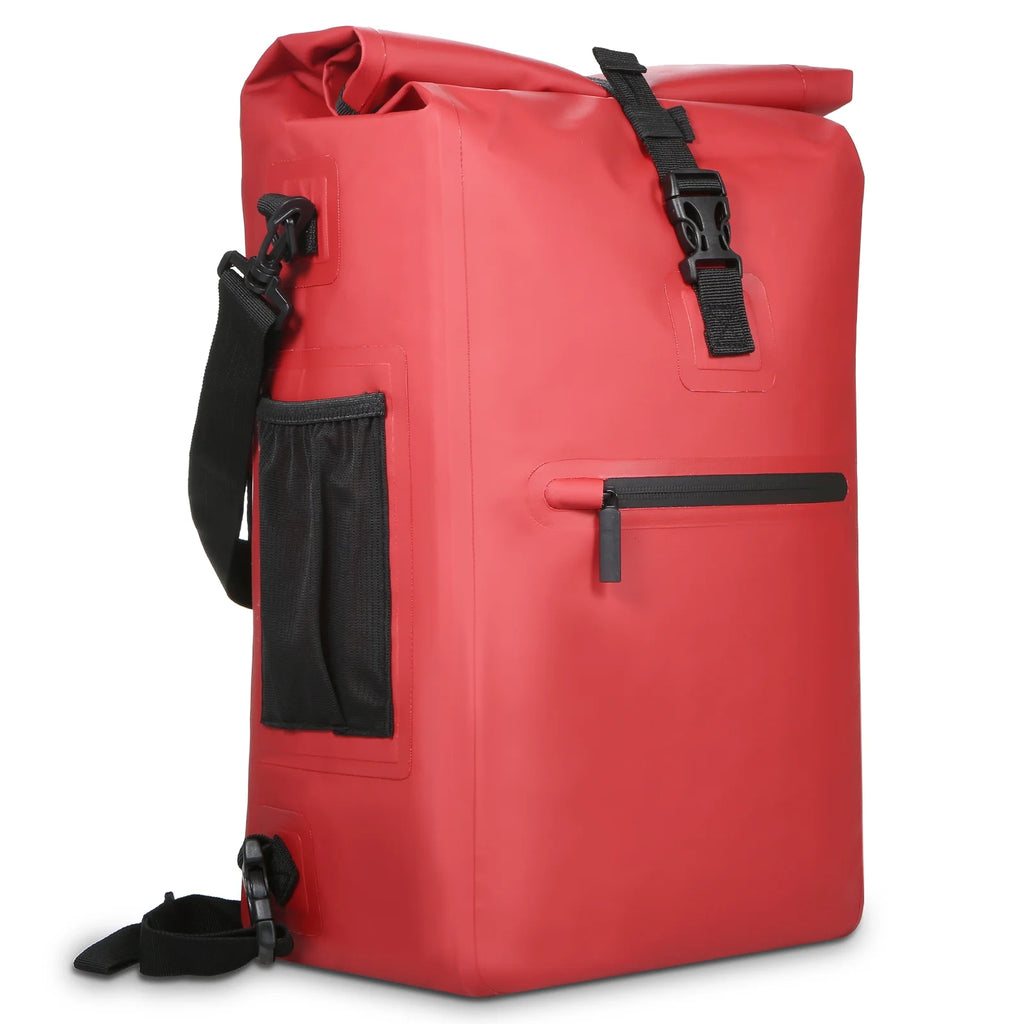 Waterproof 3in1 Rear Rack Bike Bag Backpack Q988332