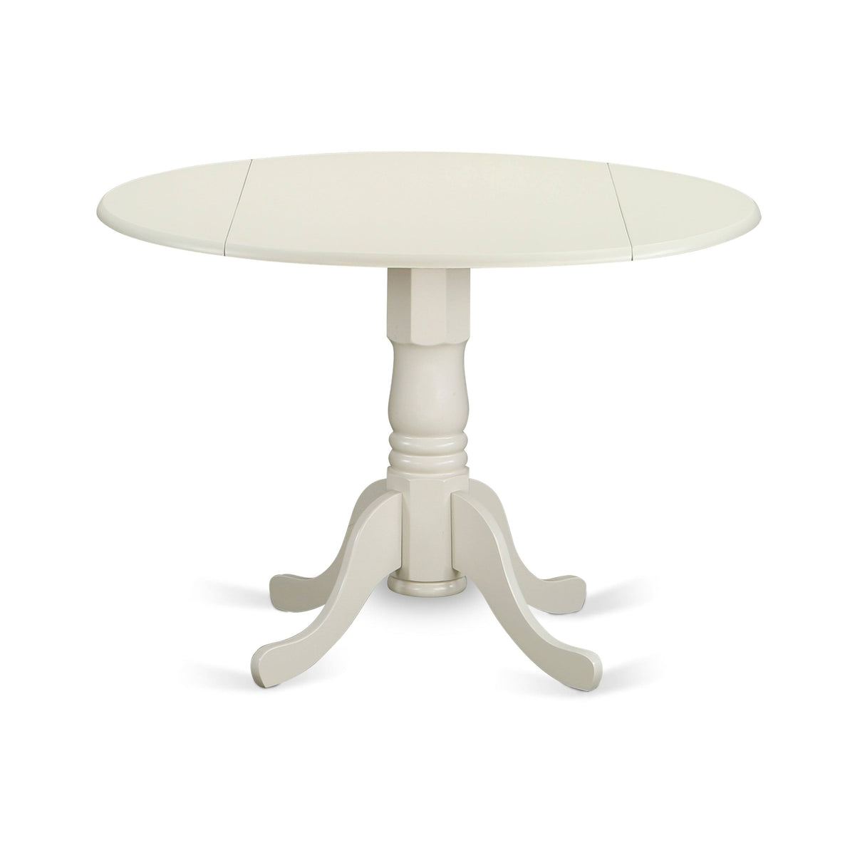 3PC Round Table with Two 9-Inch Drop Leaves and 2 Panel Back Chairs A905