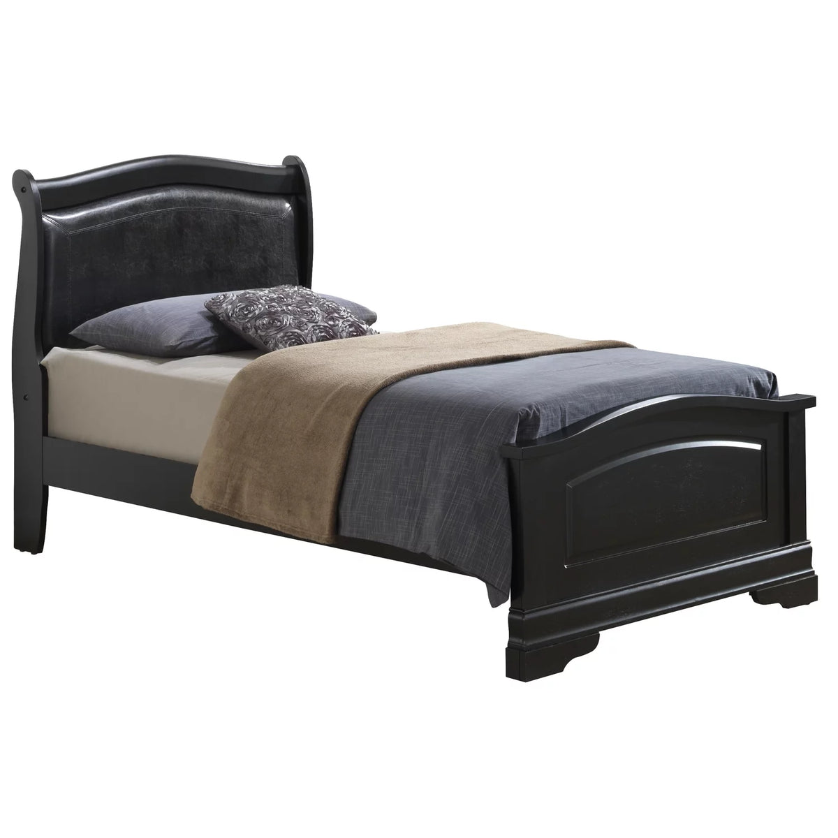 Black Twin Bed F7912