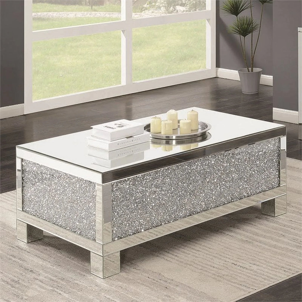 49" Mirrored Accent Coffee Table B67058