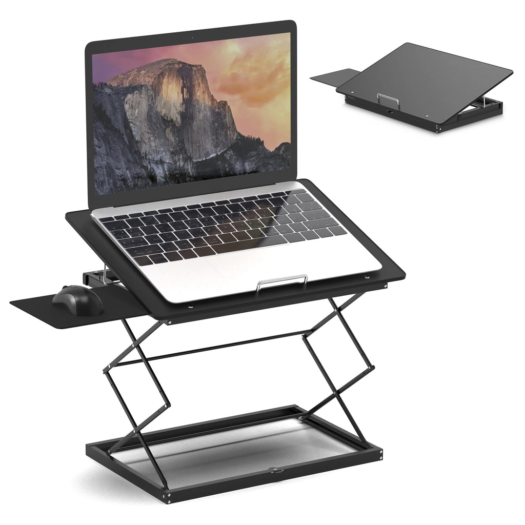 Adjustable Standing Desk Converter with Mouse Pad I2356