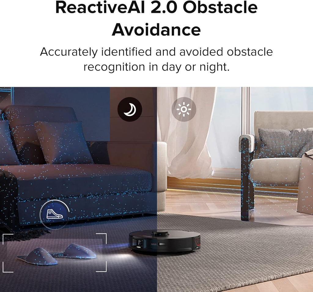 Robot Vacuum and Sonic Mop with 5100Pa Suction J474114