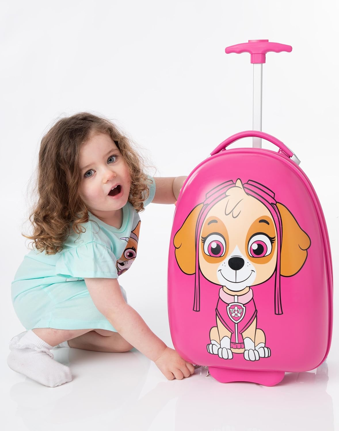 Pink Small Hard Cover Carry On Trolley Suitcase M306