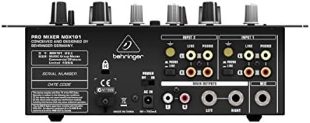 2-Channel DJ Mixer Black P4463