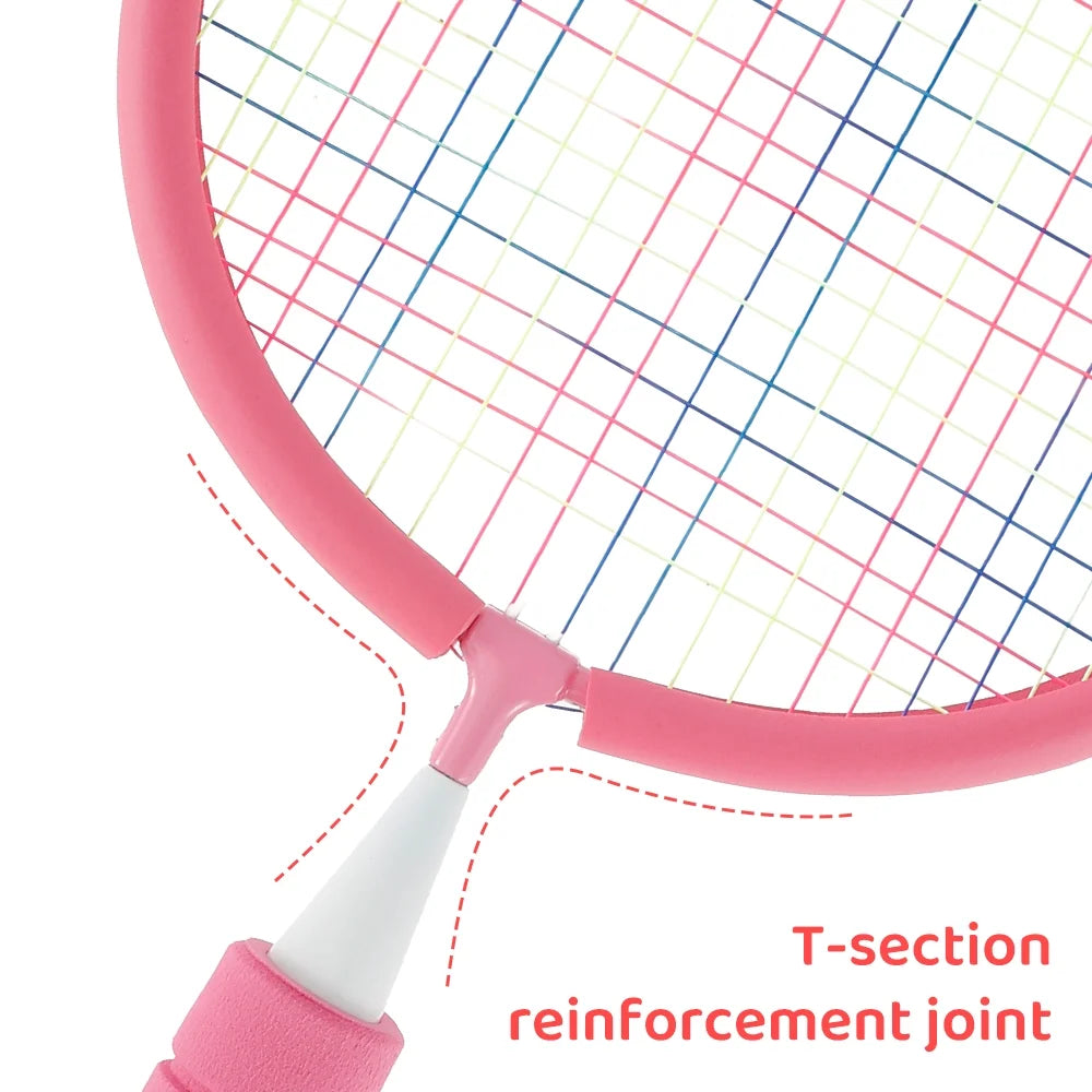 8 in 1 Badminton Rackets Set for Kids Indoor Outdoor Sport Game U67392