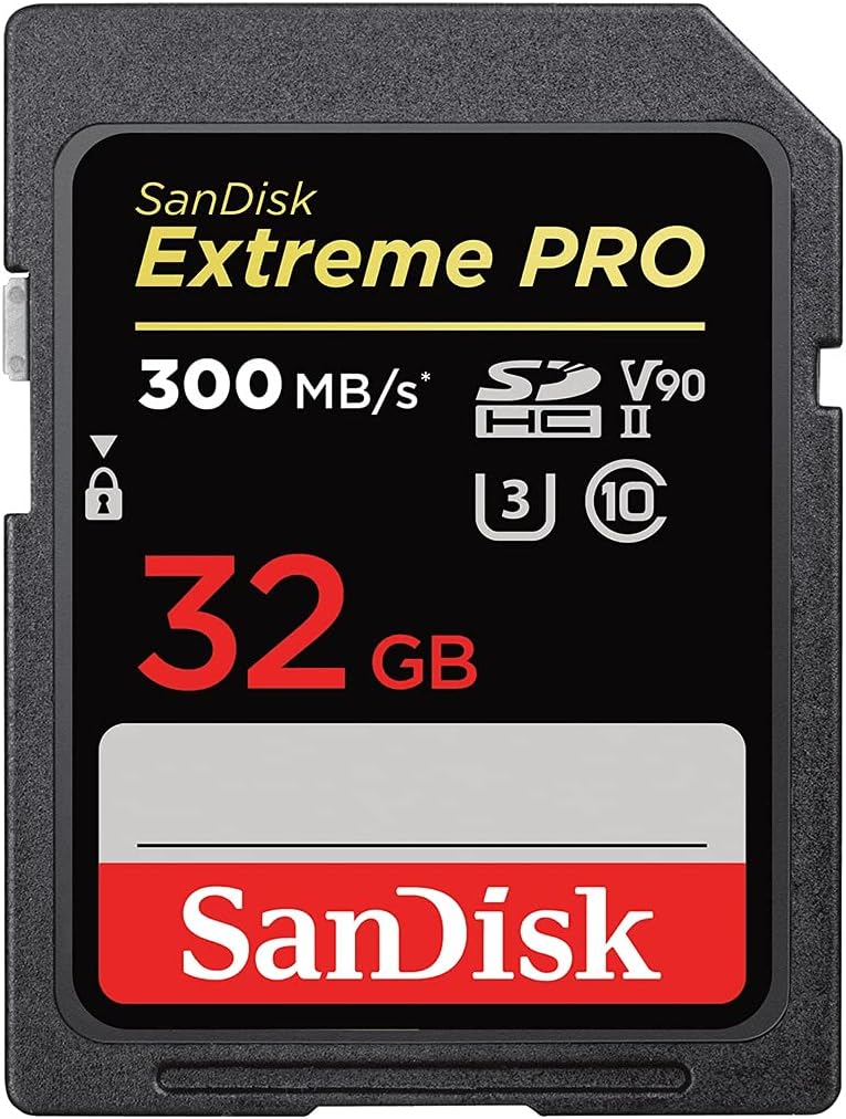 32GB Extreme PRO SDHC UHS-II Memory Card N1155