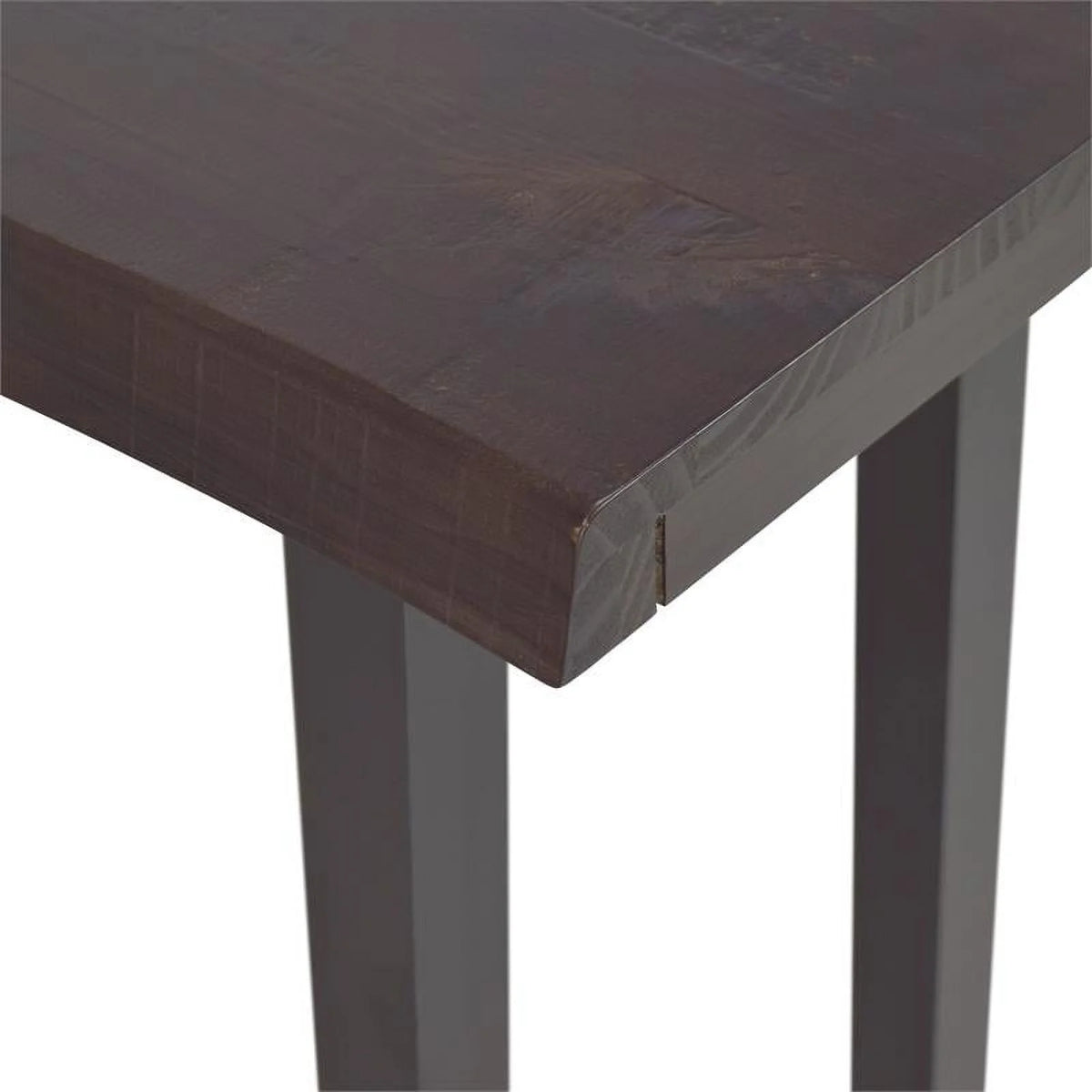 Solid Wood Live Edge Stool Set of 3 B704