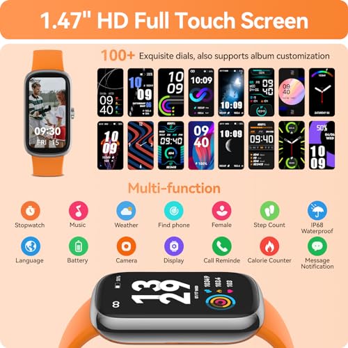 IP68 Waterproof Fitness Tracker with Heart Rate Monitor Y282