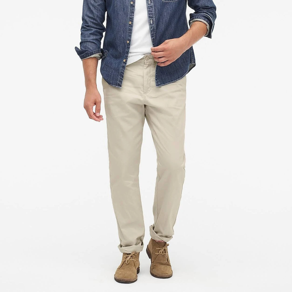 Straight-Fit Stretch Chino Pant T44370