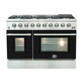 48 Inch Freestanding Gas Range in Black R50121