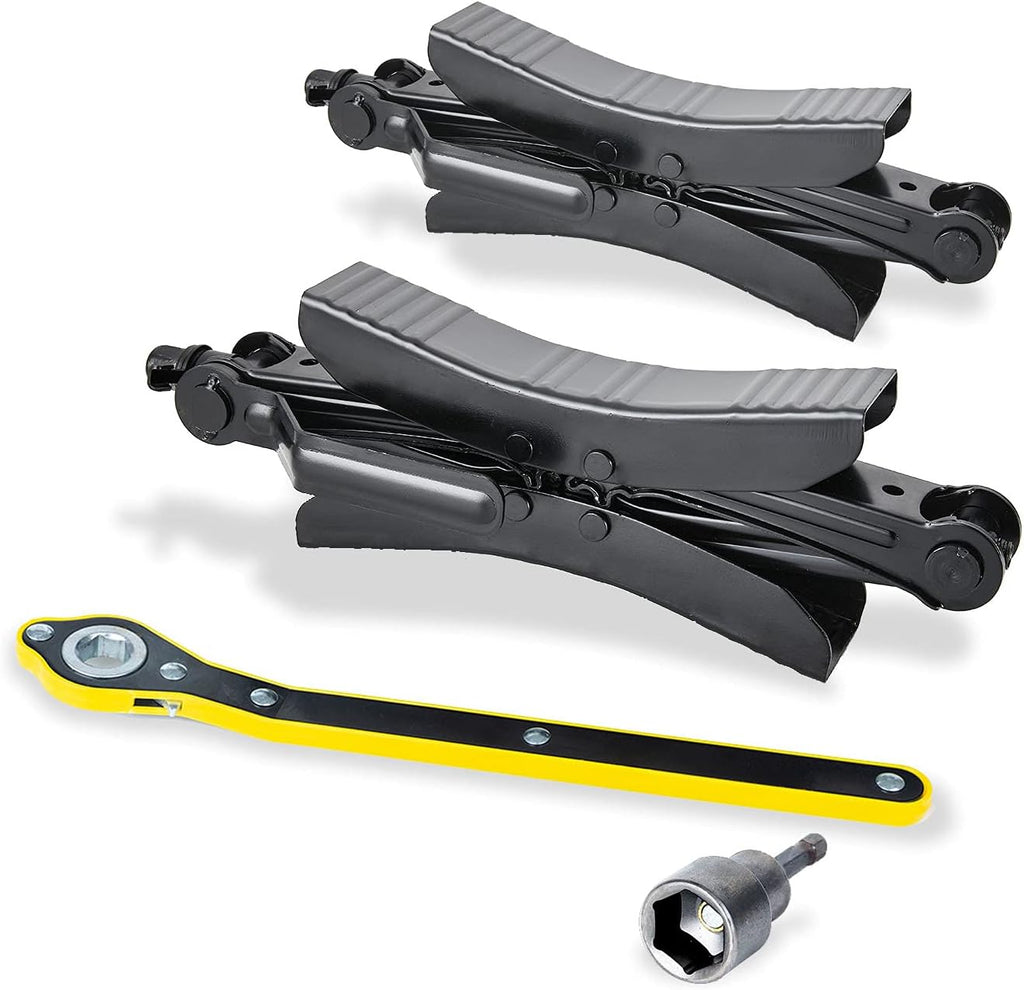 X Shaped Wheel Chocks Stabilizer 2 Sets with Accessories L807