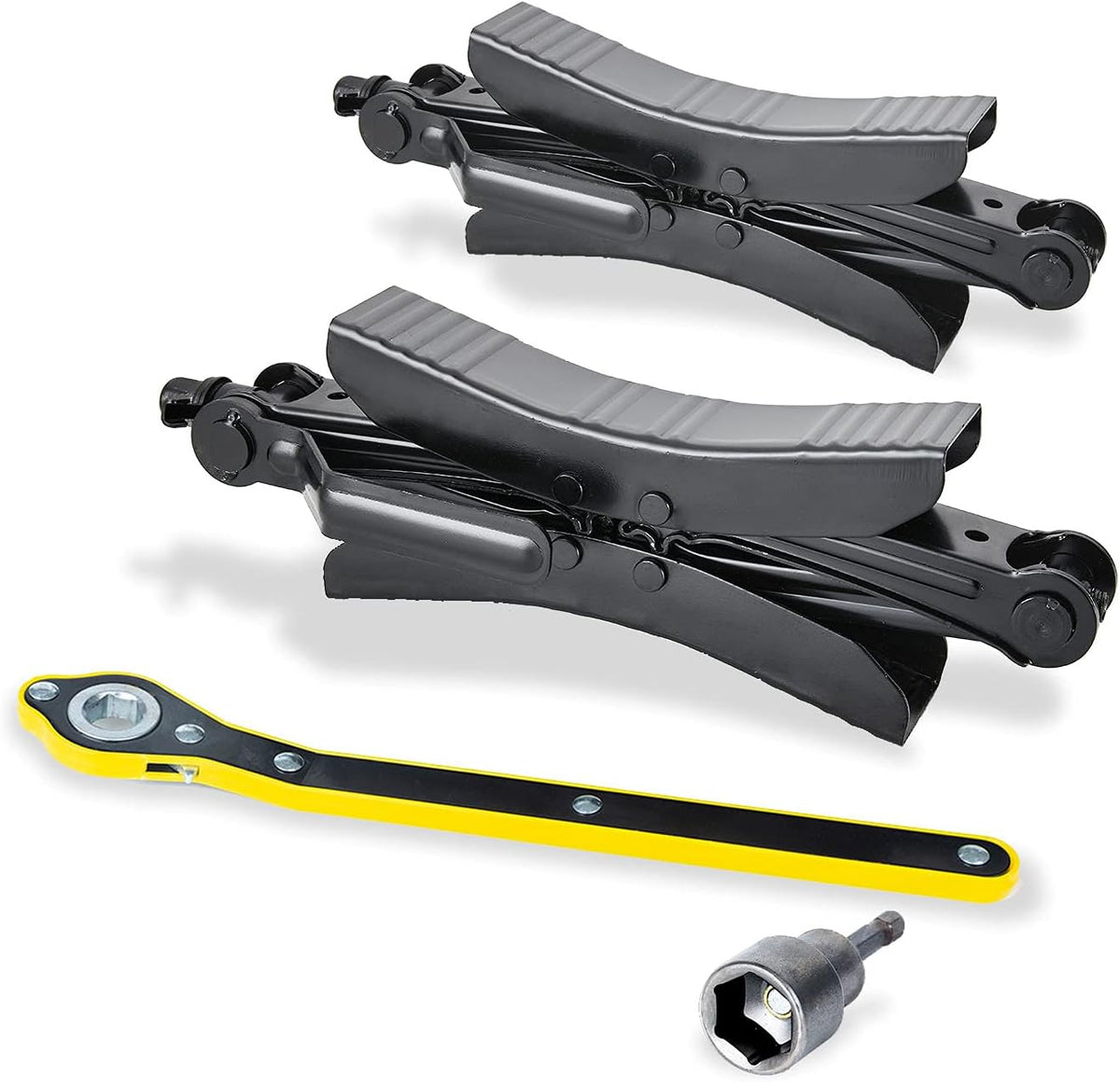 X Shaped Wheel Chocks Stabilizer 2 Sets with Accessories L807