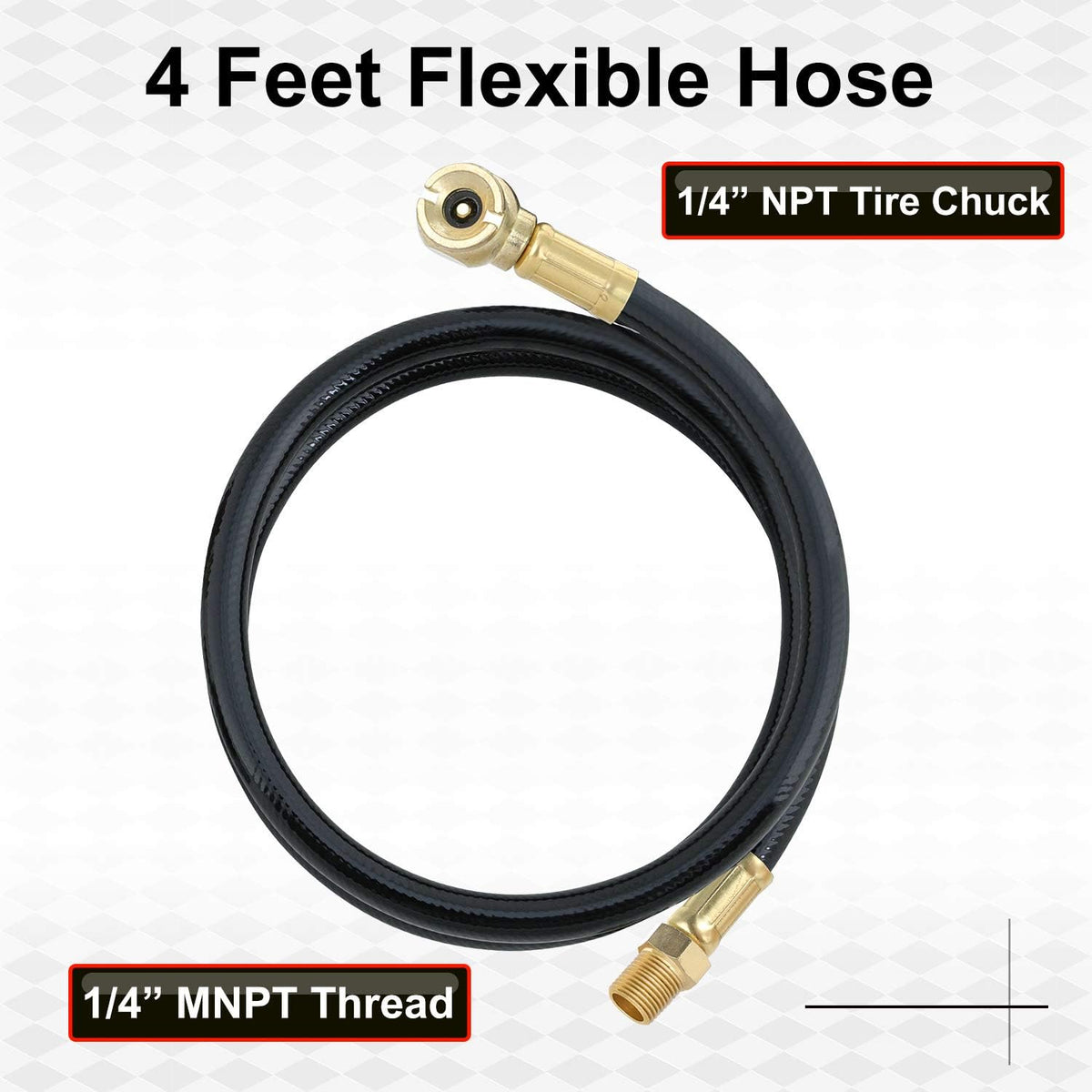 Air Tank Repair Kit with Safety Valve, Pressure Gauge and Hose G1493