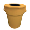 Light Pink Round Trash Can Cover P374