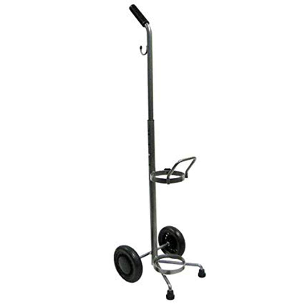 Oxygen Cylinder Cart, Silver Vein Finish, 10 W x 10 D x 38 H, Package of 6 P2258