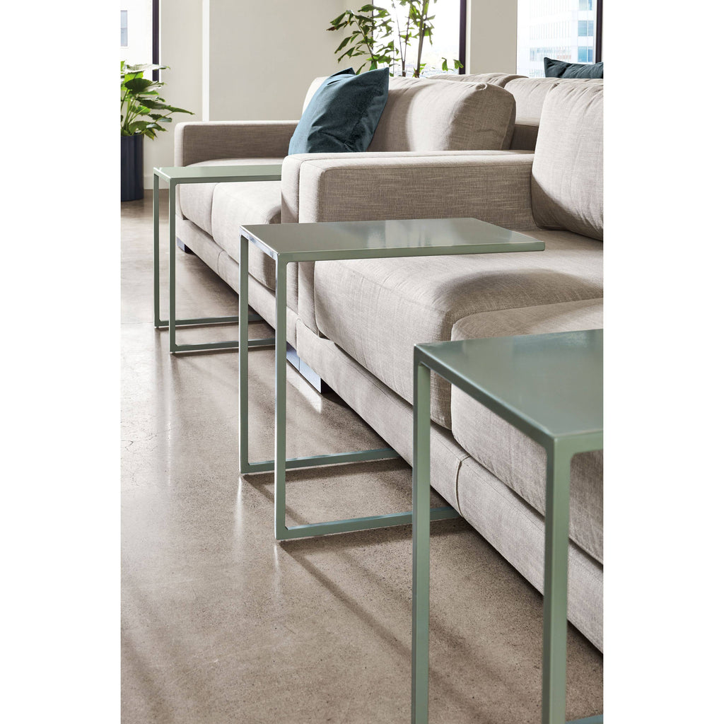 Taupe Grey C-Shaped Table T86749