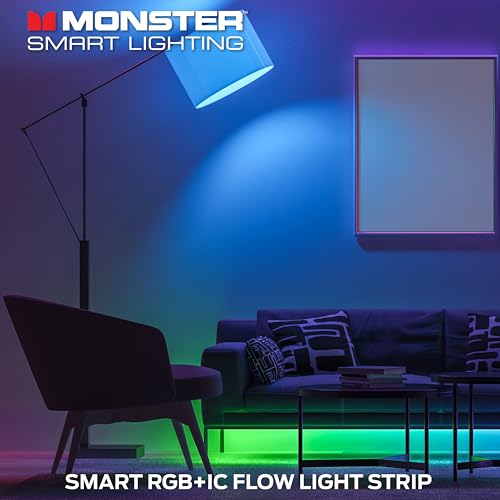 10ft Sound Reactive RGB+IC LED Strip Lights X14513